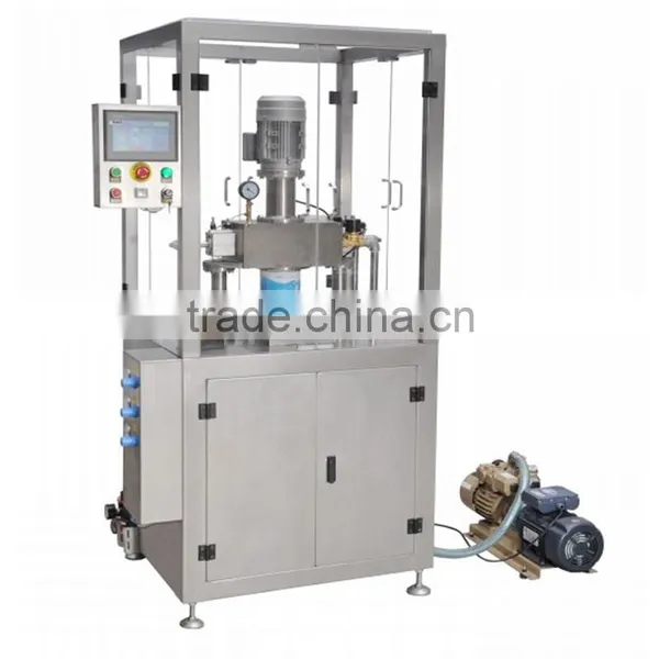 China Factory Semi-Automatic Vacuum Round Tin Can Seamer, Can Sealing Machine photo-2