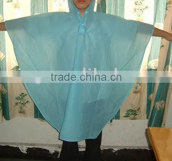 PEVA/PE Wider Rain Poncho