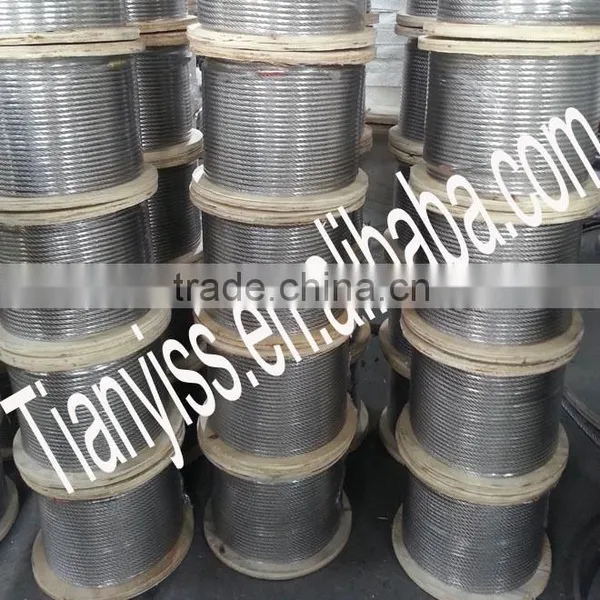 Top Quality Best Selling 201 304 316 Stainless Steel Wire Rope