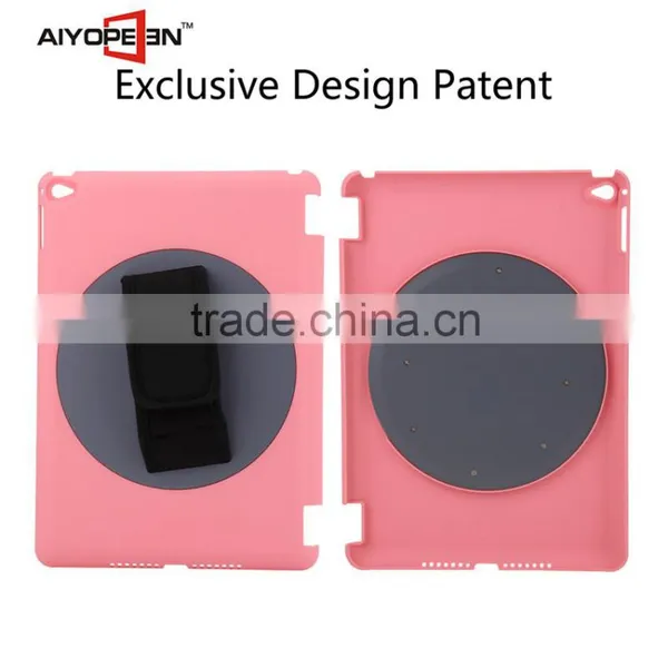 Manufactory Fabrication High Quality 360 Degree Hand Rotation Rubber PC Hard Case for Ipad Air2 With Nine Colors photo-3