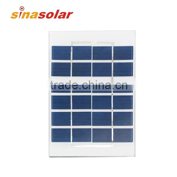 6V 400mA High Efficency Mini Glass Laminated Solar Panel