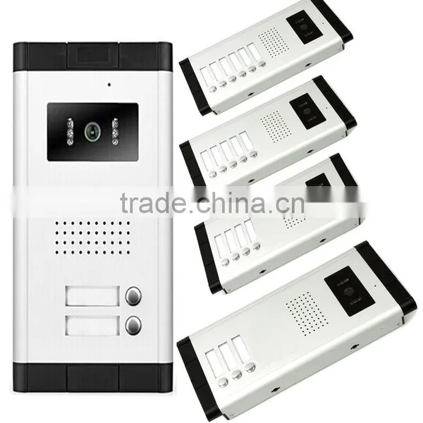 Door To Multi-Door Video Door Phone With Rain Cover Doorbell 1VS 3-12 Multi Apartment Video Doorbell Intercom photo-4