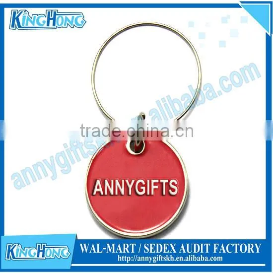 Customized Metal Wine Glass Charm Accessory Maker With Own Logo Design