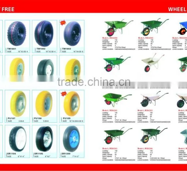China Factory Wheel Barrow Tyre Wheelbarrow Tire Wheel Barrow Tire 3.50-8 photo-2