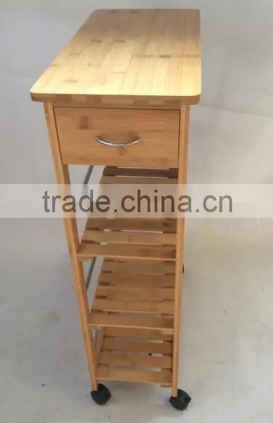 Wooden Kitchen Trolley Modern Kitchen Trolley Bamboo