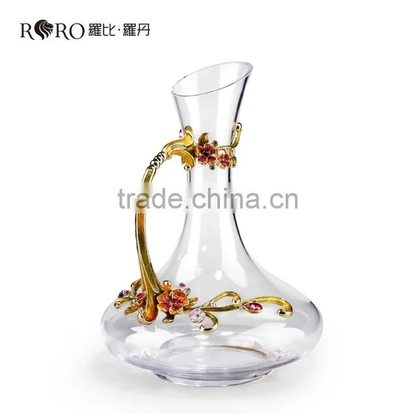RORO Enamel Crystal Glass /wine Glass Set/wine Decanter /wine Glasses Glassware photo-6