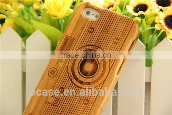 Wood cd design case for iphone 6s case with custom printed phone case.