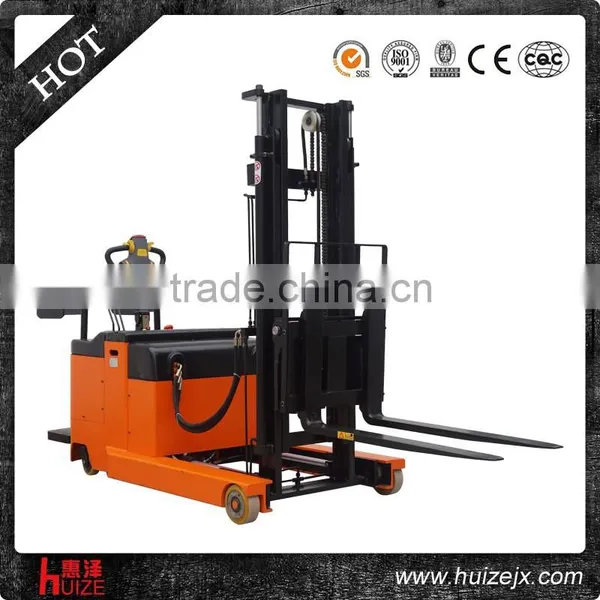 1.5T 2m Passed CE AC Battery Powered Standing New Full Electric Reach Stacker for Sale