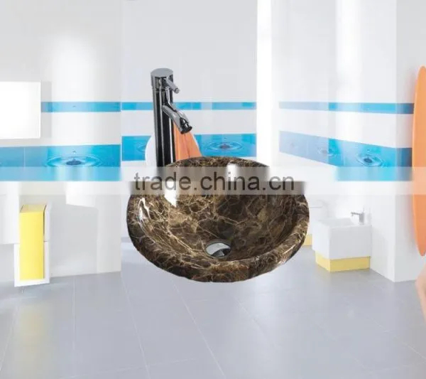 Safe and Practical Hand Painted Simple Style Bathroom Basins photo-6