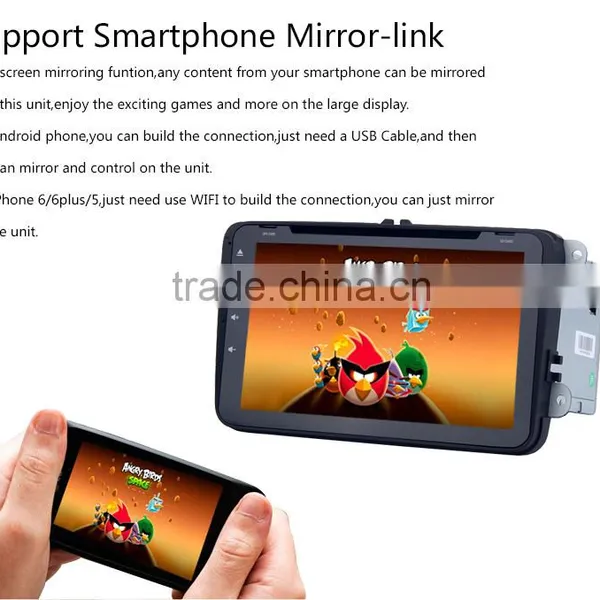 Cheap AM 1620KHz Touch Screen Car Dvd Player With GPS for VW Skoda photo-4