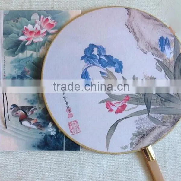 Chinese Style Dancer Plum Flower Silk Folding Hand Fan for Event Party Supplies photo-6