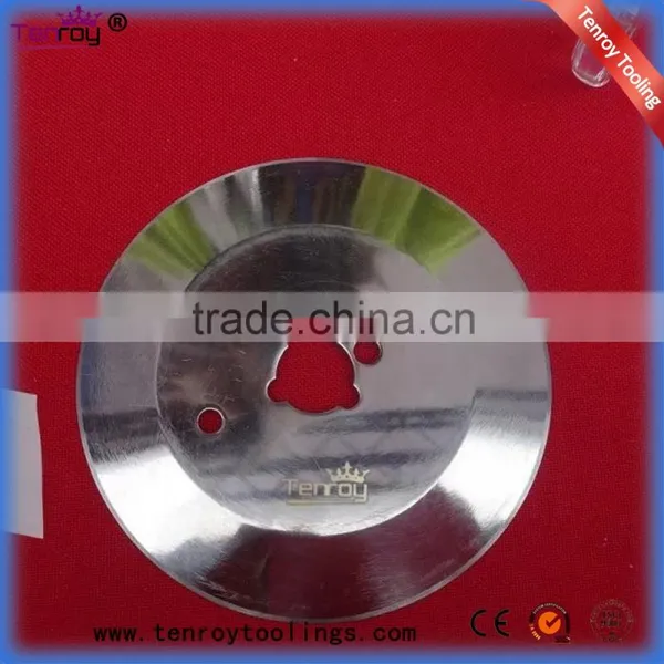 high precision stainless steel round cutting blade