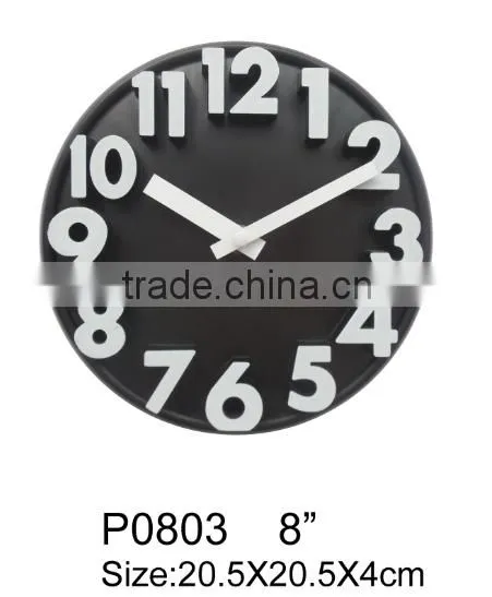 Hot Selling High Quality 3D Plastic Wall Clock photo-5