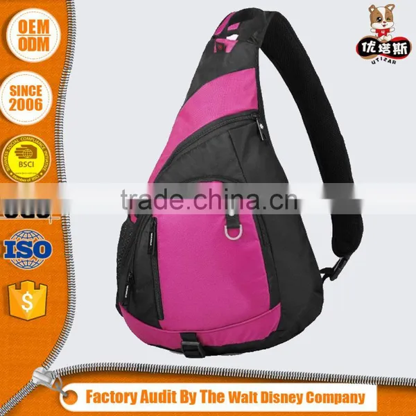 Promotion Black Single Backpack Triangle Bag photo-4