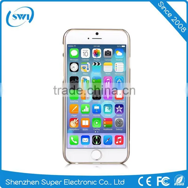 Eco-friendly Plating+Laser Cutting PC Phone Case for IPhone 6, Crystal Bling Element Back Cover for IPhone 6s photo-4