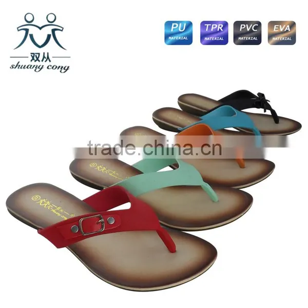 Wholesale Price Colorful Ladies Flip Flop Flat Slipper and Shoes for Women photo-6