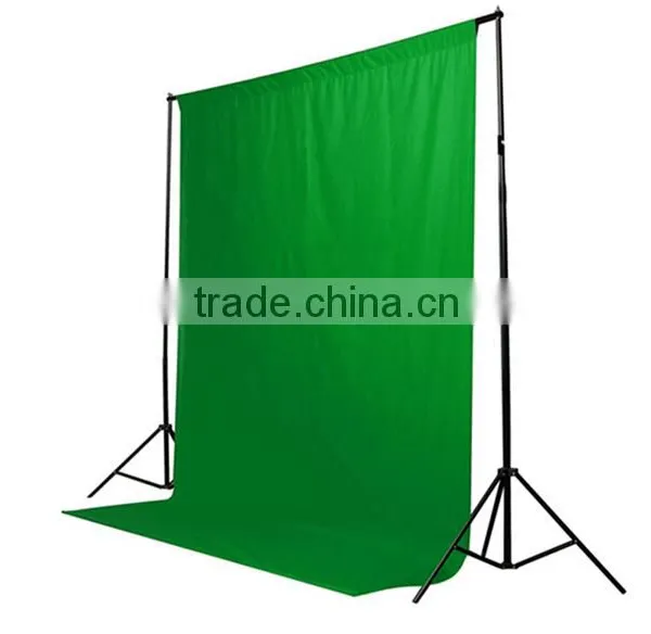 Factory Supply Photography Equipment 3x3m Pure Cotton Green Screen Muslin Background Fabric Backdrop photo-2