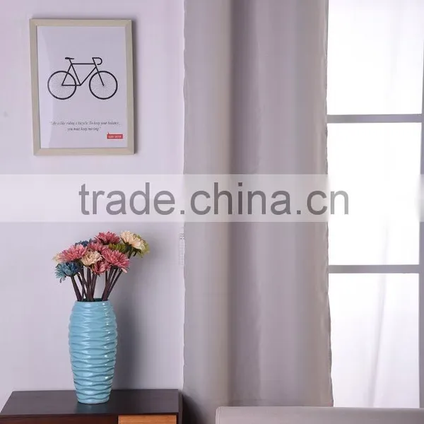 Hot Selling Cheap Simple Pattern Cheap Curtain Sun Block Curtain Fabric