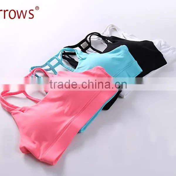 Hot Selling Professional Running Vest No Rims Yoga Clothes Sport Bra photo-2