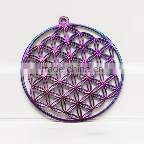 316l Stainless Steel Jewelry Flower of Life Pendant Wholesale photo-4