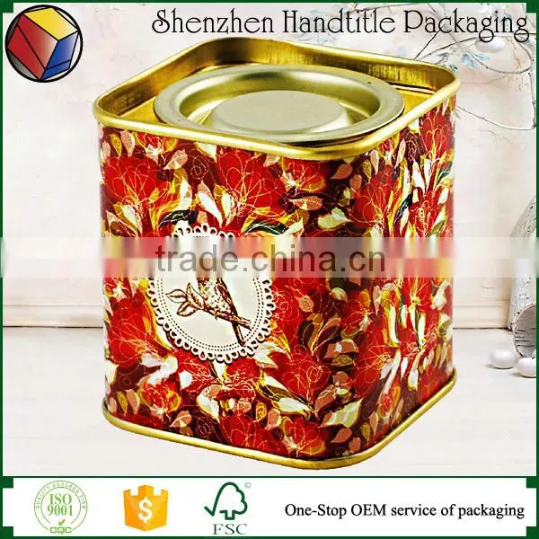 Colorful and Joyful Tin Tea Tin Hot Sale Christmas Gift Candy Tin photo-3