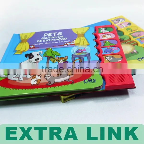 Professional High Quality Custom Coloring talking book