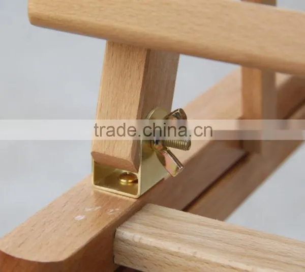 Bergino 78x78x202.7cm Wood Table Easel With Stands in Stock photo-4