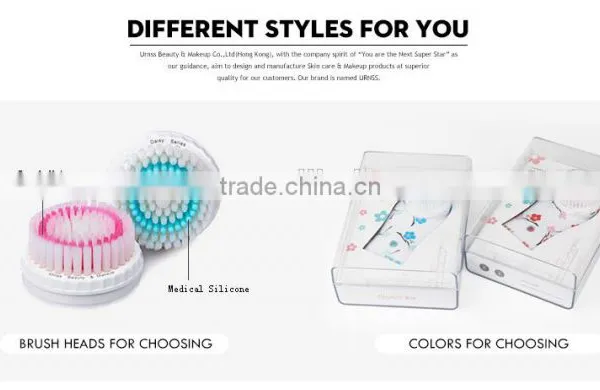 New Products China Cheap OEM Waterproof Rechargeable Electric Sonic Skin Cleansing System For Exfoliating And Massage photo-6