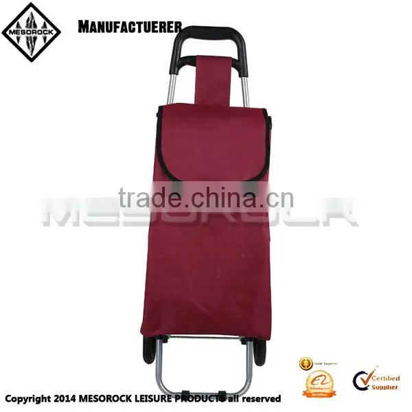 Lightweight Wheeled Trolley Folding Shopping Cart Foldable Trolley Bag photo-3