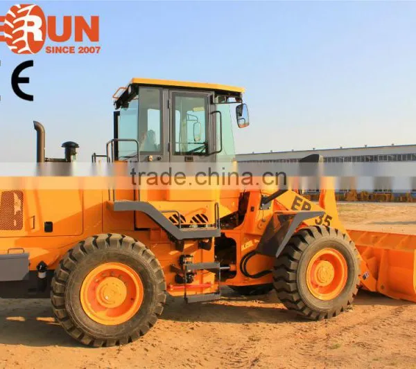 Qingdao Everun Mini Wheel Loader 3.0 Ton Front Loader With Wooden Forks photo-6