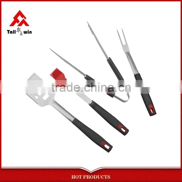 Hot Multifunction Stainless Steel Bbq Tools Set With Aluminum Box photo-6