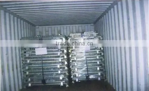 Warehouse Storage Collapsible Wire Mesh Roll Container photo-4