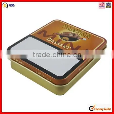 High Quality Rectangular Tobacco Metal Tin Box photo-2
