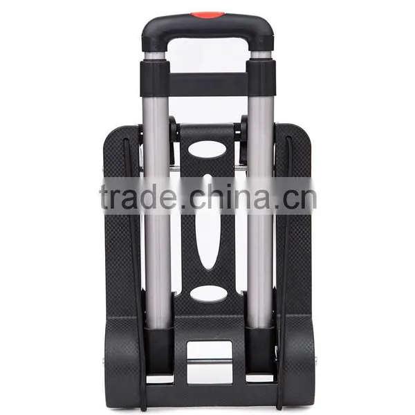 Upgrade Folding Shopping Cart With 4 Wheels/Lightweight Aluminum Cube Folding Luggage Cart/ Portable Hand Trolley photo-3