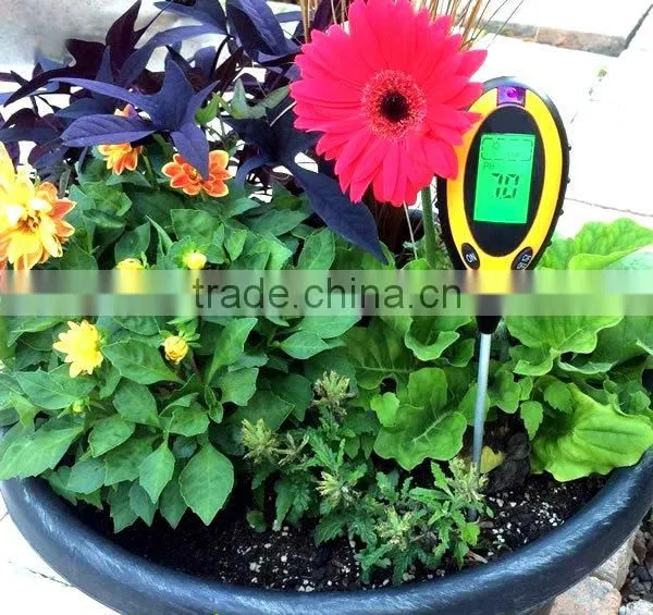 4-in-1 Soil Meter for Moisture PH Light Temperature Gardening Test Meter photo-2