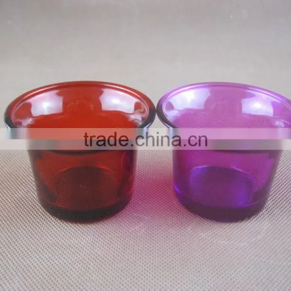 50ml Red Glass Candle Jar Candle Holder Jar photo-2