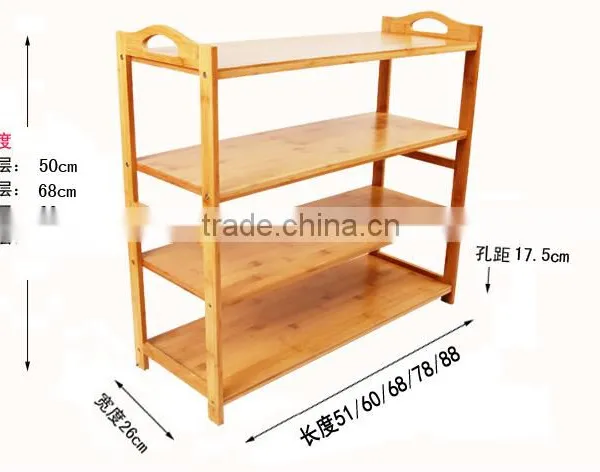 2017 New Style Bamboo Shoe Rack With Handle photo-5