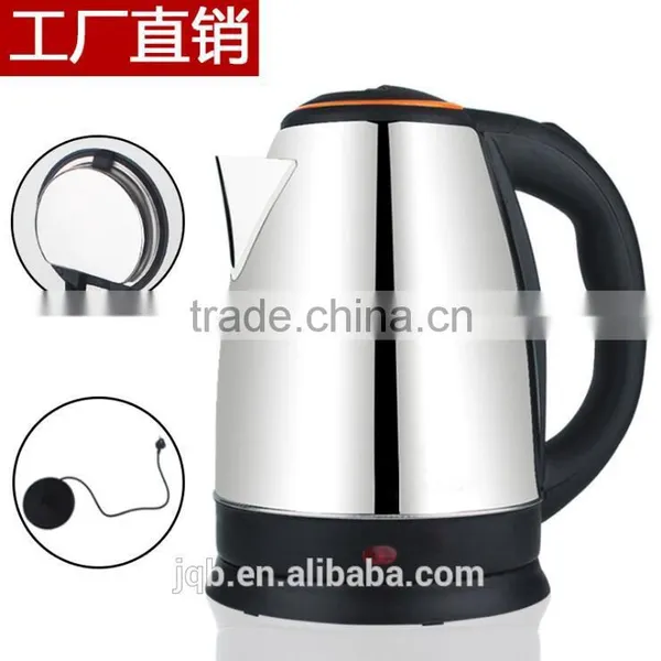 Wholesale Stainless Steel 1.2L 1.5L 2.0L Hotel Using American Standard Electric Kettle photo-2