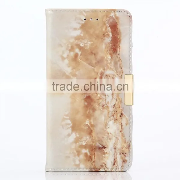 Noble Design High Quality Marble PU Card Bumper/pocket Cell Phone Case for HTC photo-3