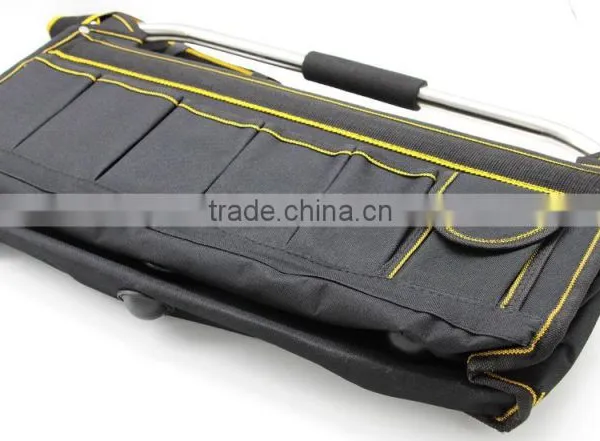 T0364 16" Collapsible Tool Tote Bag With Heavy Duty Base photo-4