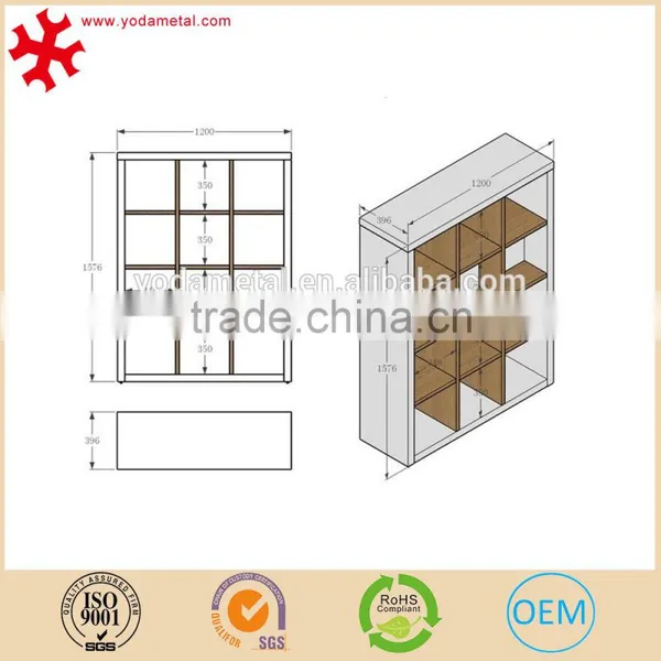 Decorative Bookshelf With 9 Units photo-3