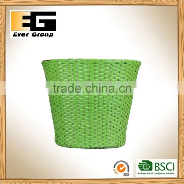Circular Hand Woven Flowerpot / Storage Basket/Garden Plater photo-5