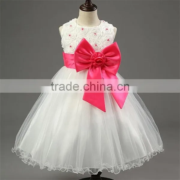 Flower Girl Dresses for Wedding Pageant White First Holy Lace Communion Dress for Girls Toddler Junior Child Bridesmaid Dress photo-5