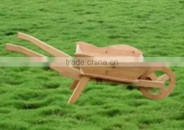 Wood Wheel Barrow