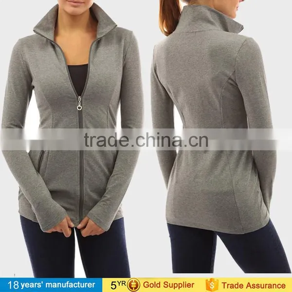 Women Autumn Sweater Thicken Embossed Print Pullovers Zipper Hoodie Moleton Coat photo-3