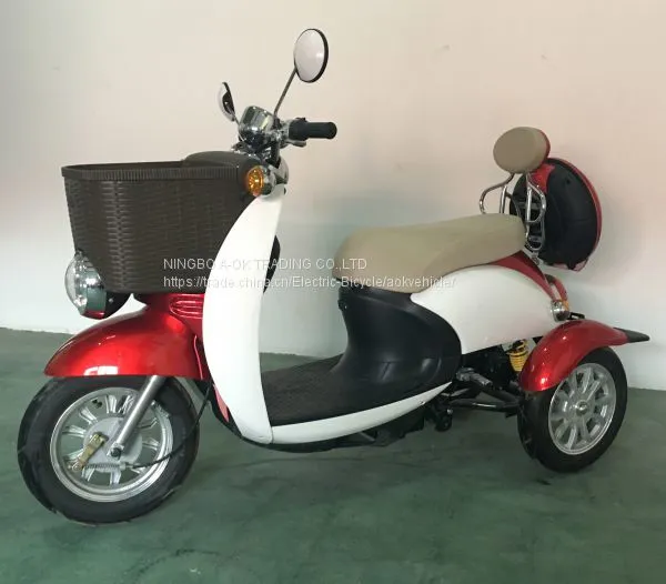 500W Commercial Reliable 3 Wheel Electric Disabled Scooter,electric Tricycle With Front Cargo photo-2