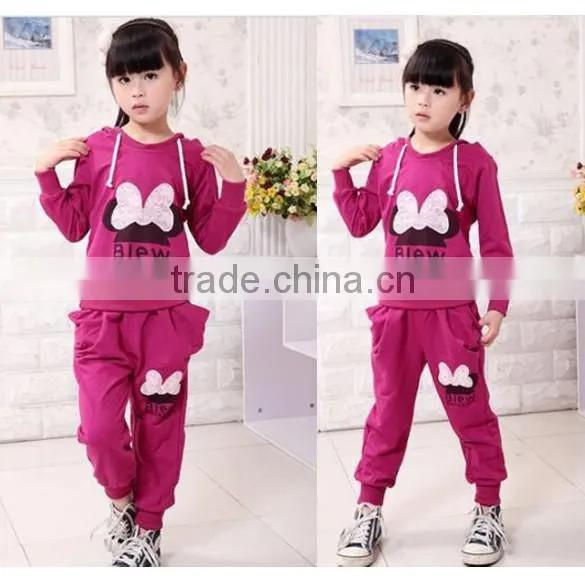 Latest CUTE Kid Sports Style Cute Girls Hoodies SV006224 photo-3