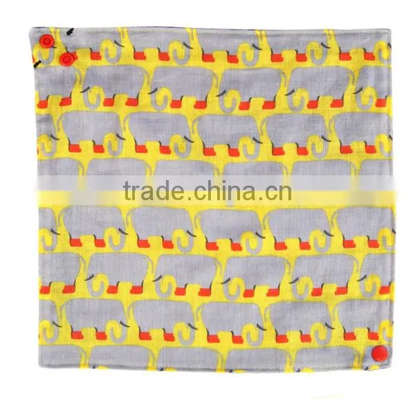 China Printing Cotton Custom Absorbent Wholesale Baby Burp Cloth photo-2