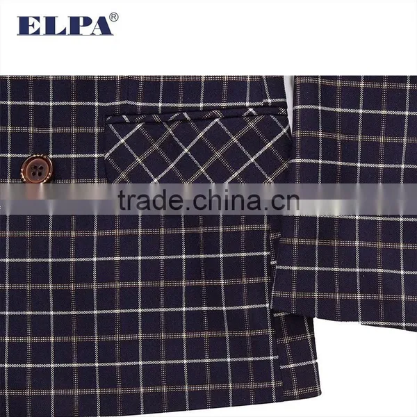 ELPA Formal Fancy Kids Clothes Boys Plaid Three Pieces Children Clothes Suit Boys photo-4