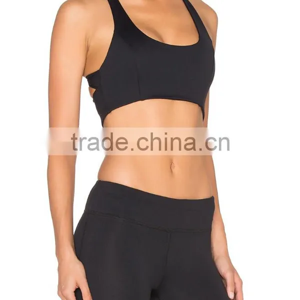 Sexy Custom Cotton Yoga Wear for Women Sport Clothing Set photo-2